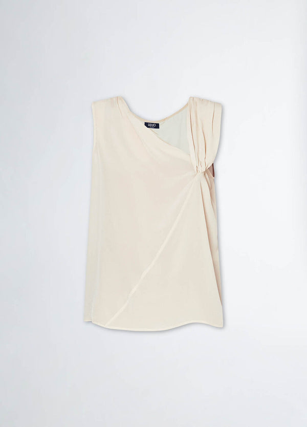 Pure silk top