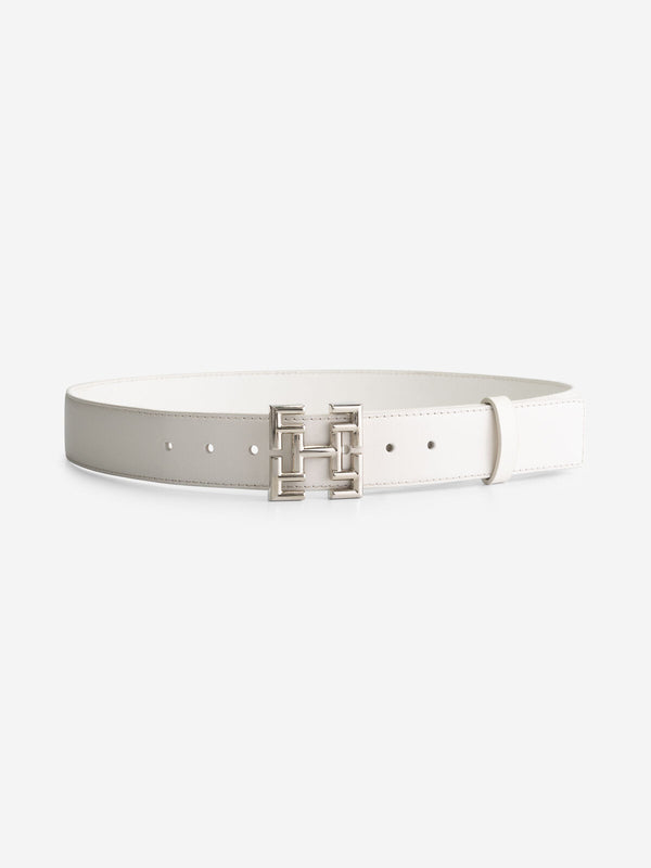 Dana small belt bright white