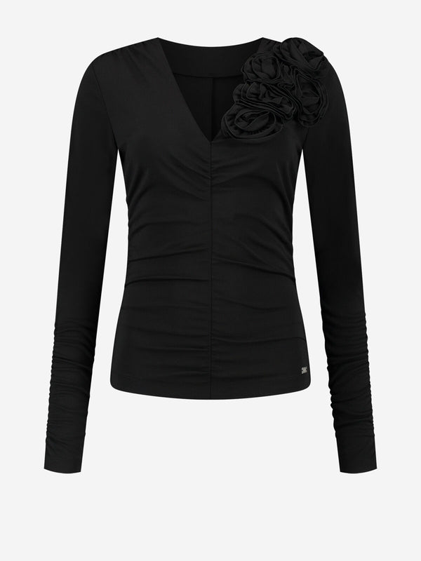 Enid top black