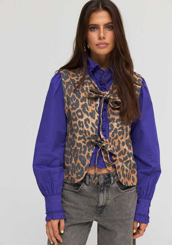 Gilet lola leopard